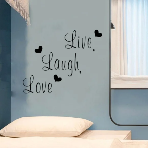 VINYL Wall Decal LIVE LAUGH LOVE - Picture 2 of 6